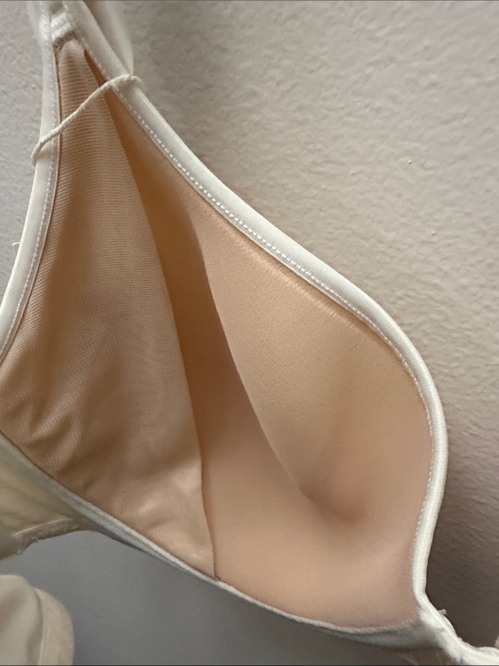 Eco-Friendly Spacer Cup Bra in Ivory Cream - Smooth Support - Picture 5 of 13